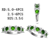 Sterling Silver Semi Mount Ring Setting Round RD 5x5mm - Syzjewelry